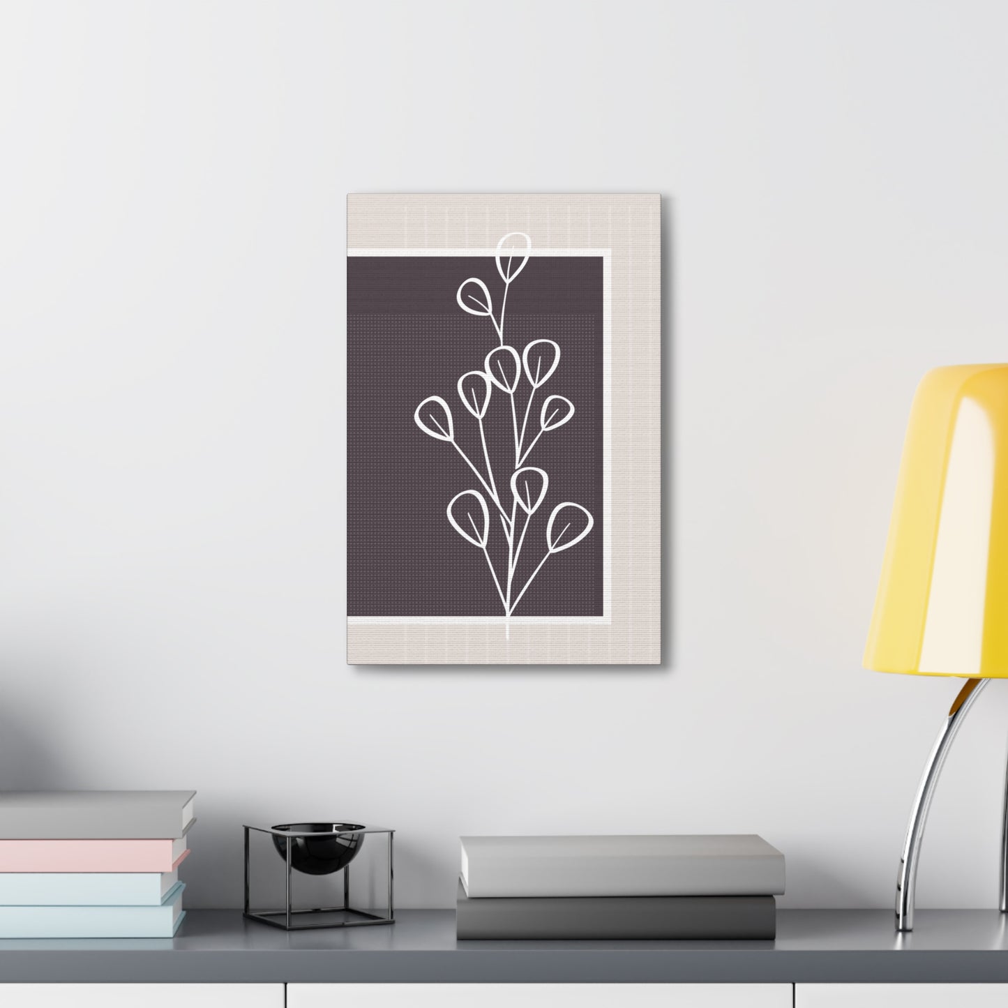 Botanical Brown 3 Canvas Print