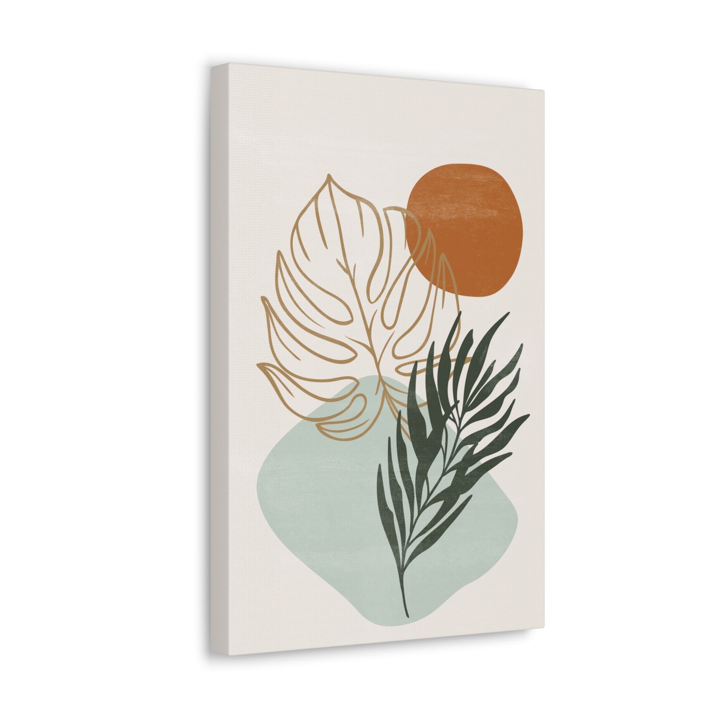 Floating Foliage Canvas Print