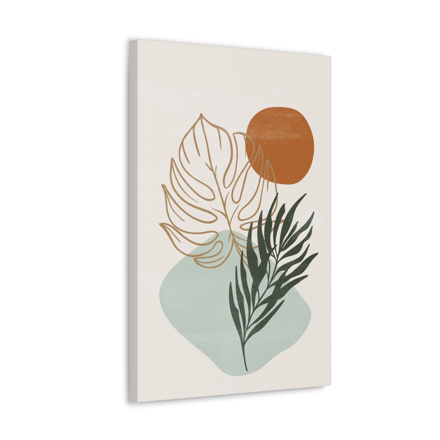 Floating Foliage Canvas Print