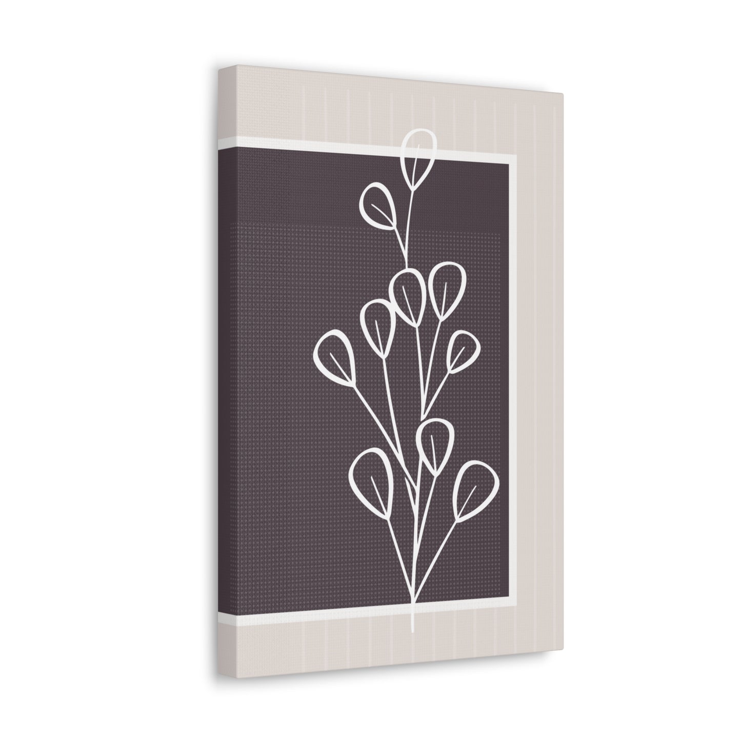 Botanical Brown 3 Canvas Print