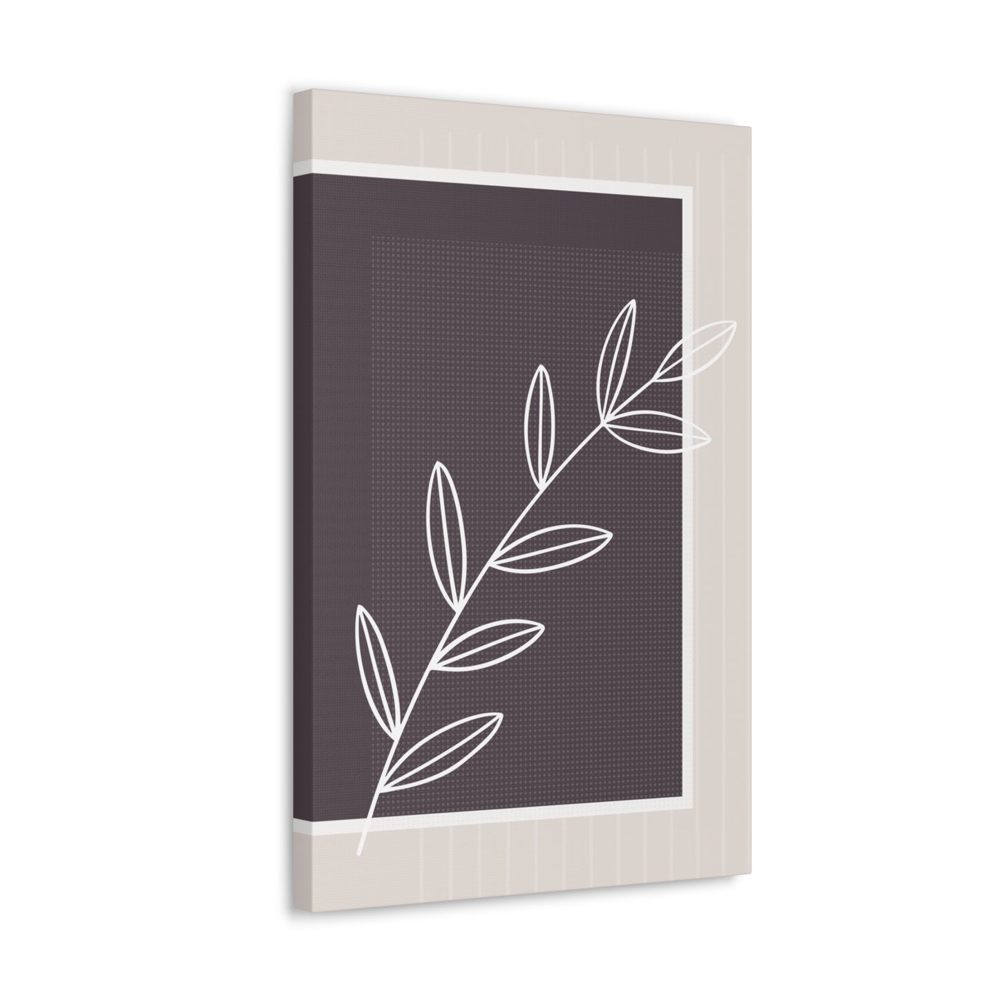 Botanical Brown 1 Canvas Print