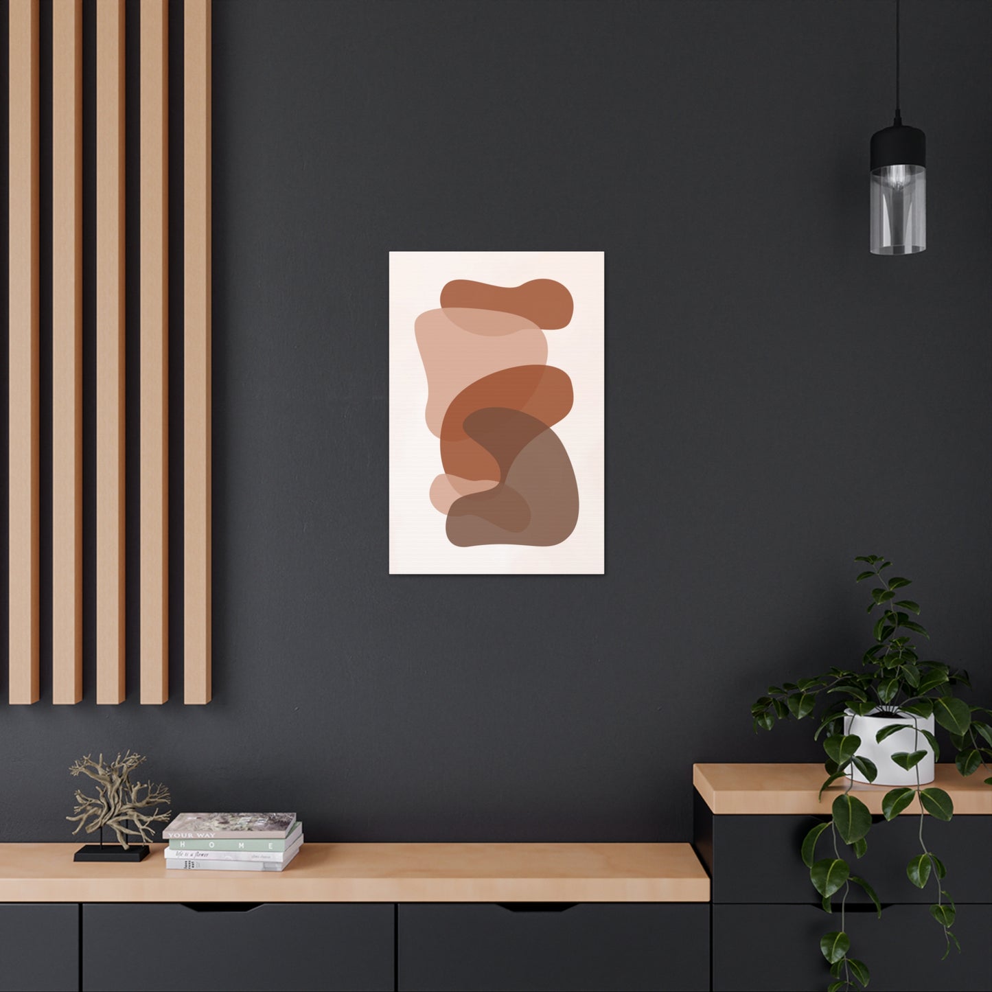 Soft Shapes 4 Canvas Print