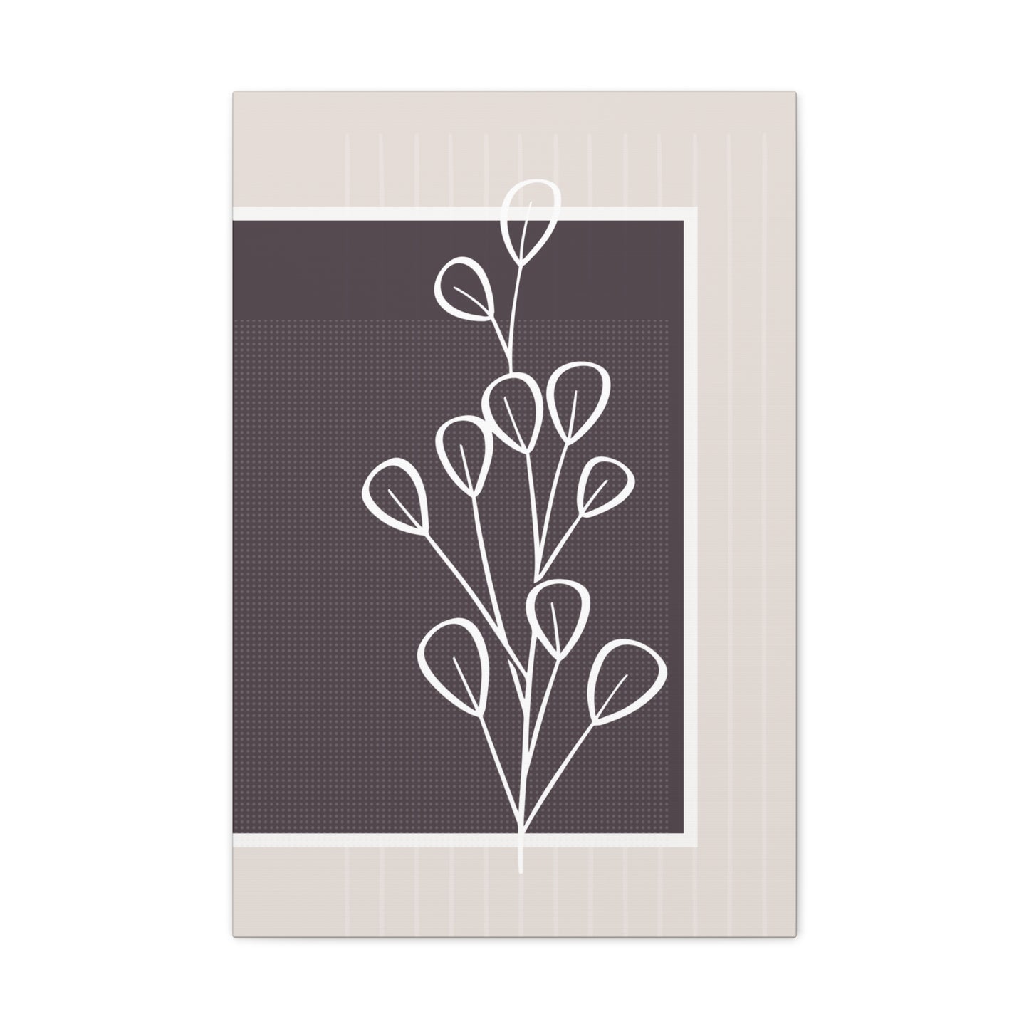 Botanical Brown 3 Canvas Print