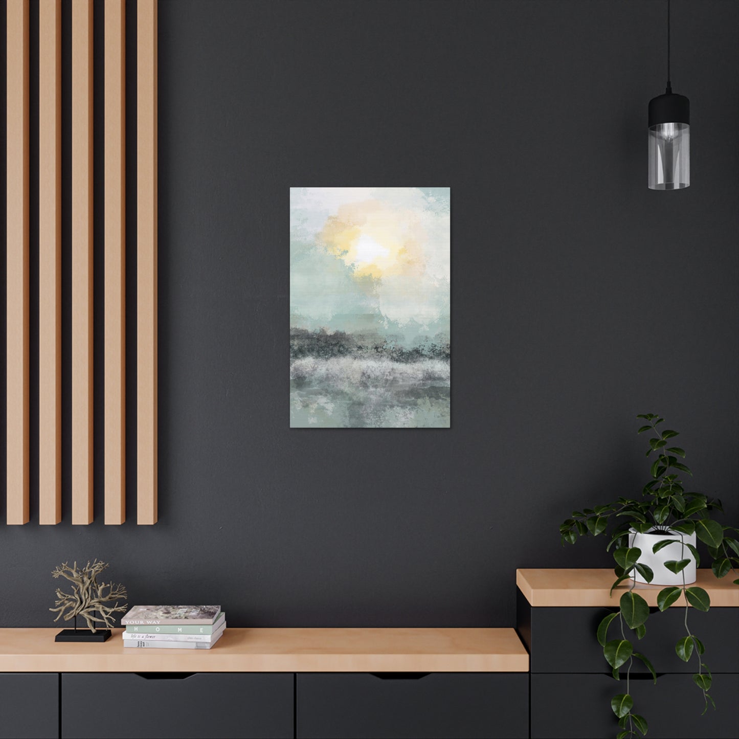 Solitude in Sunrise Canvas Print