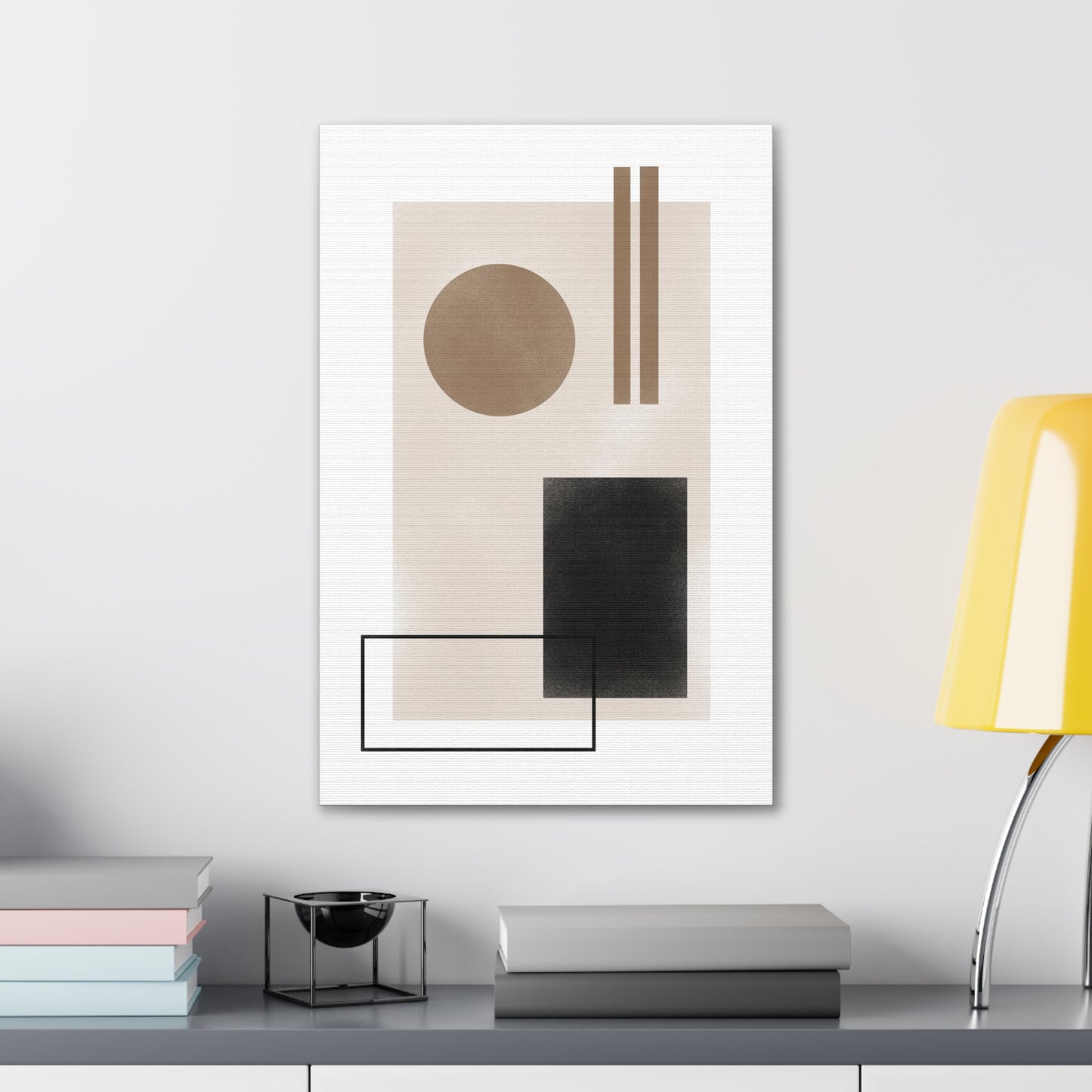 Beige Balance Canvas Print