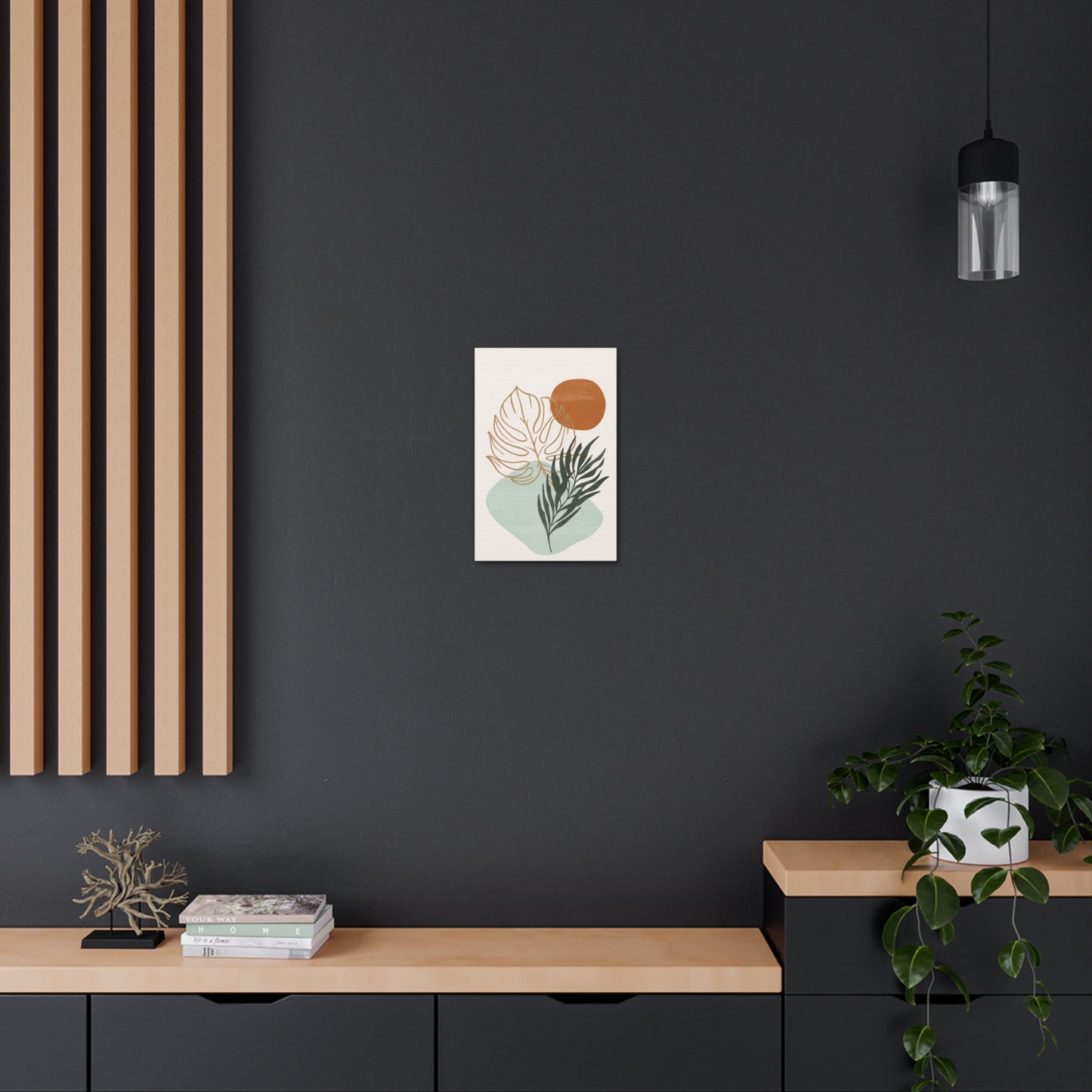 Floating Foliage Canvas Print