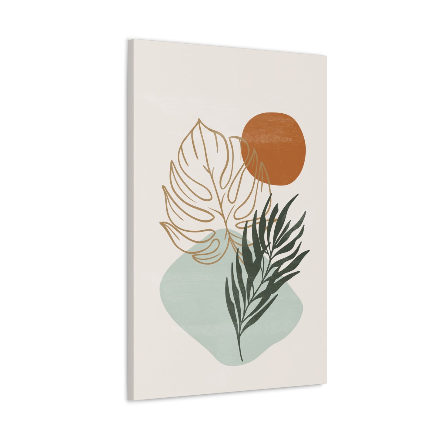 Floating Foliage Canvas Print