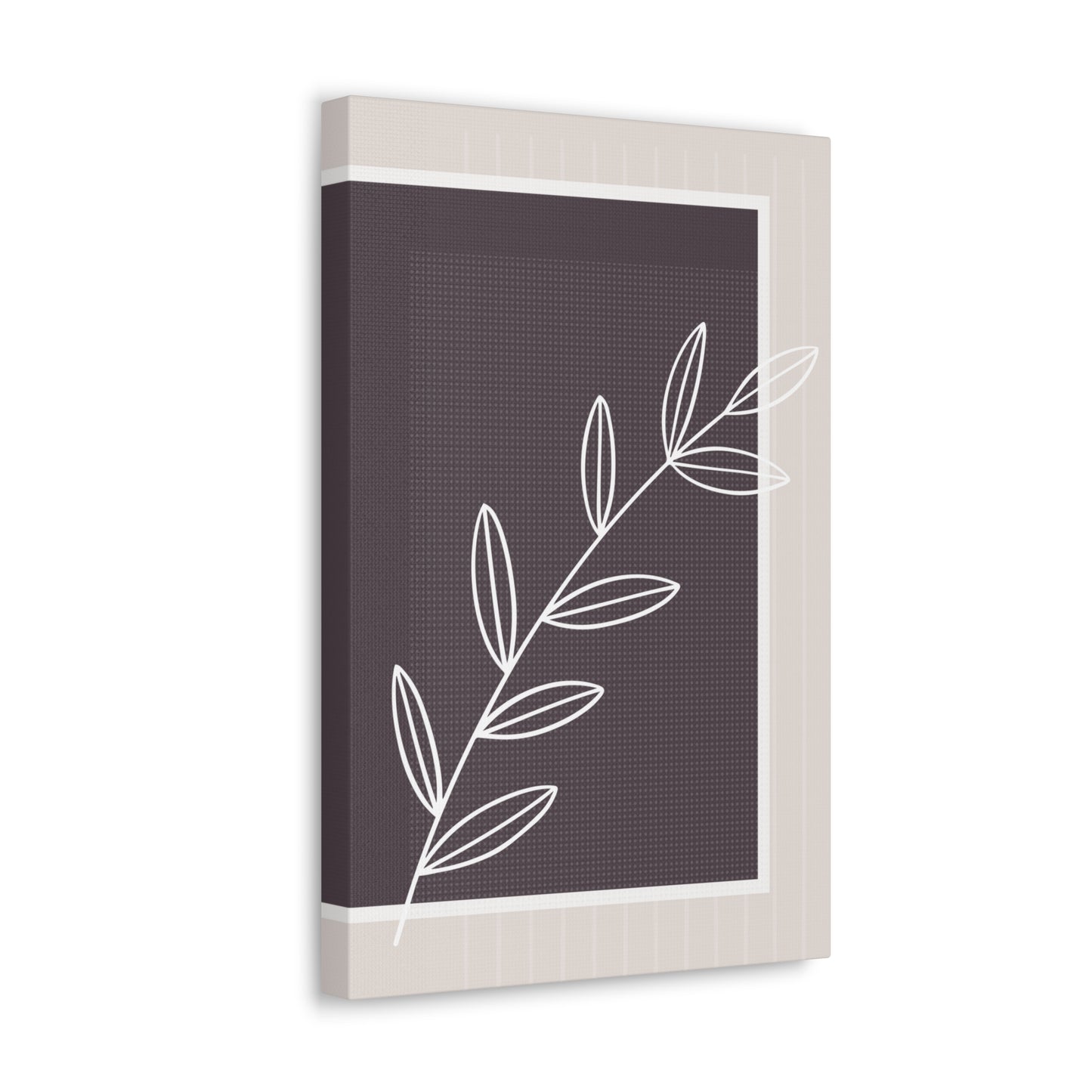 Botanical Brown 1 Canvas Print