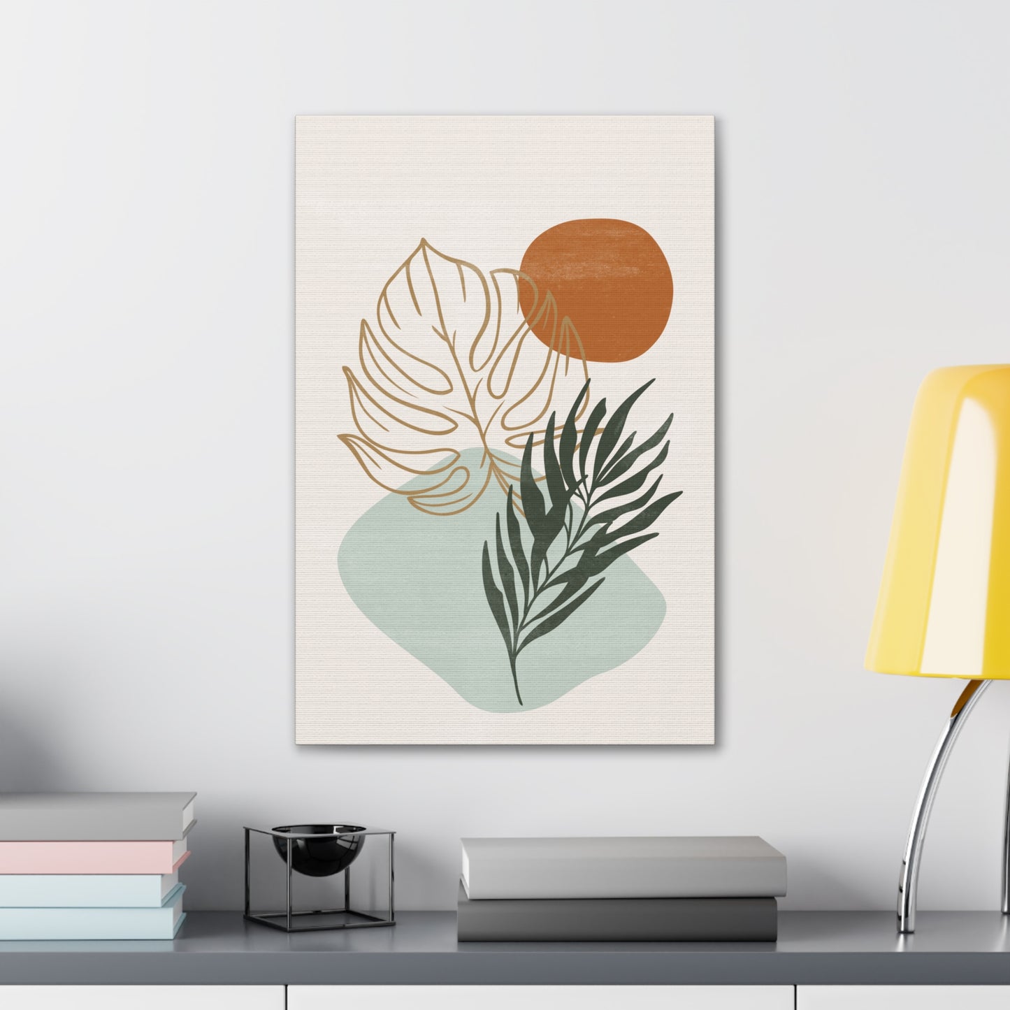 Floating Foliage Canvas Print