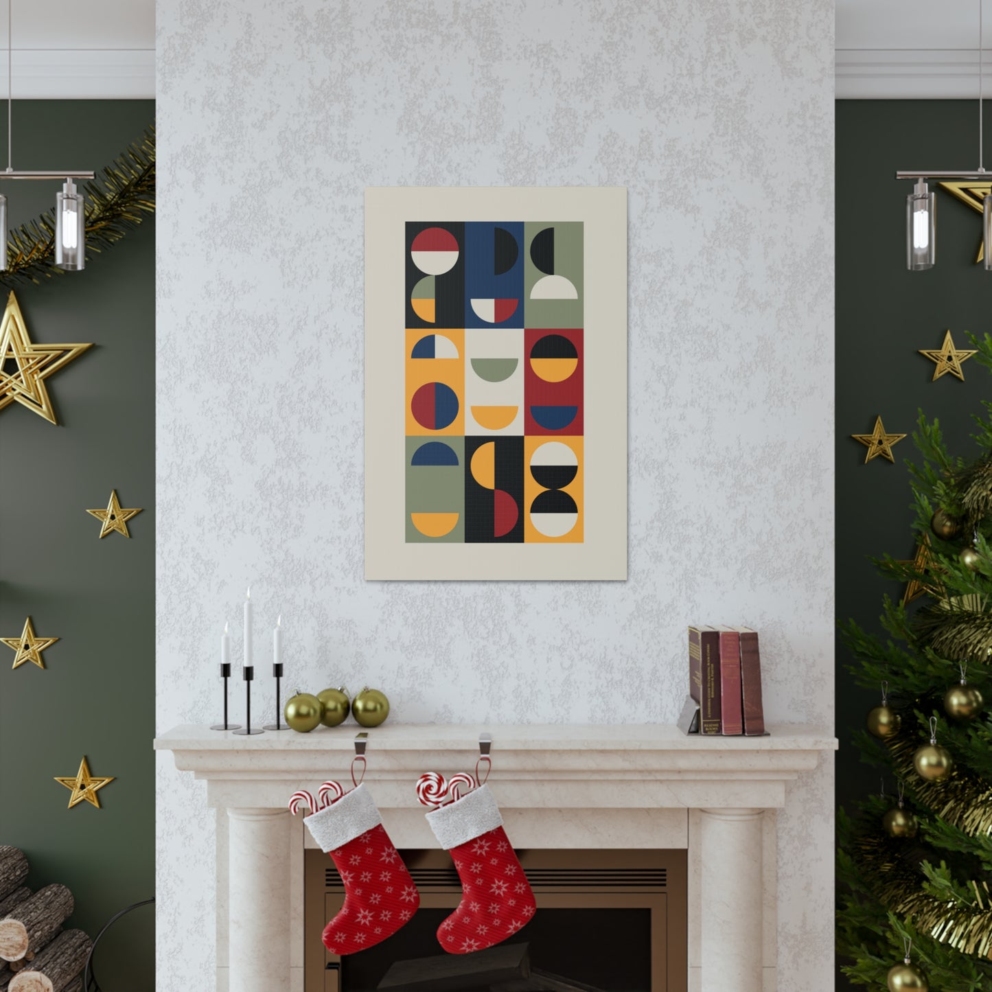 Mod Dimensions 4 Canvas Print