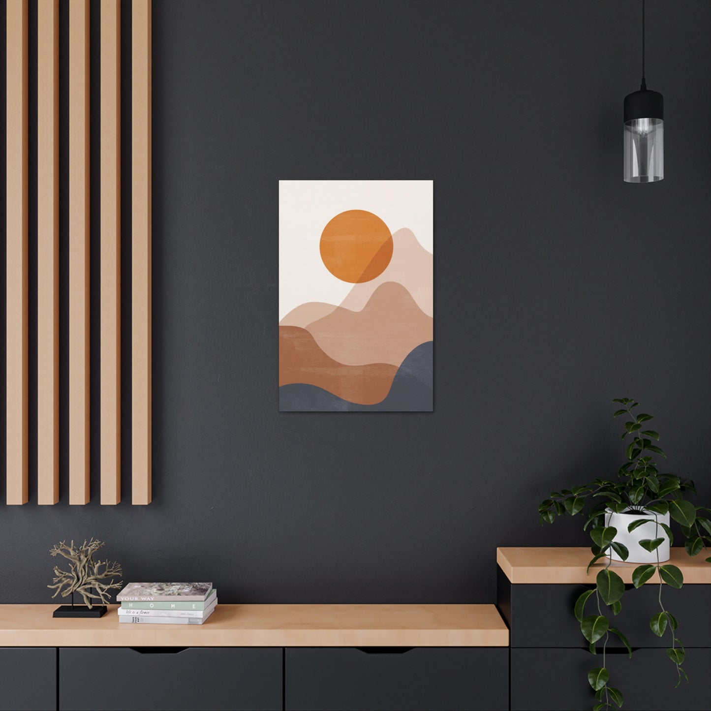 Mountain Oasis Canvas Print