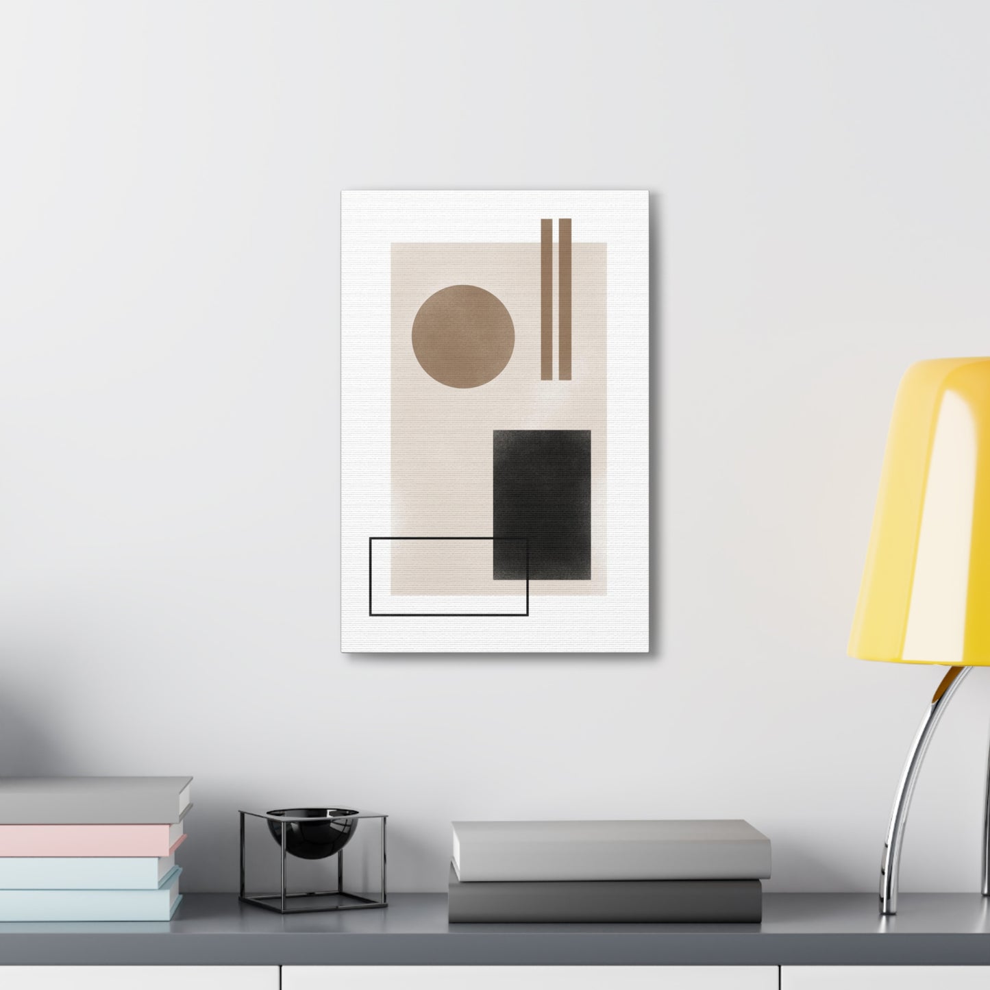 Beige Balance Canvas Print