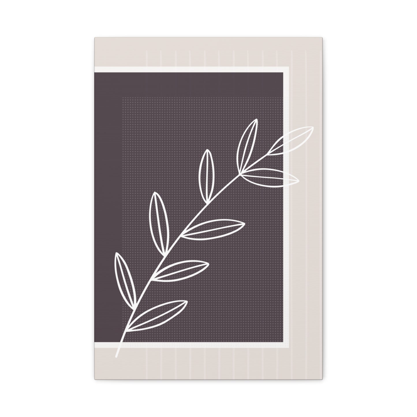 Botanical Brown 1 Canvas Print