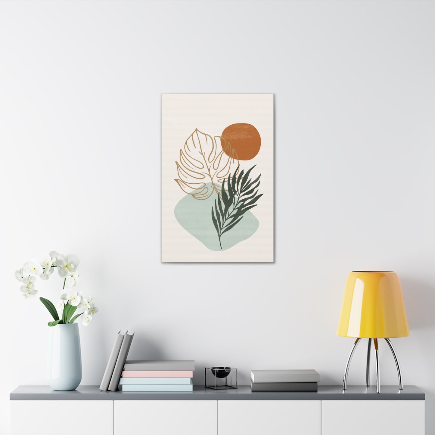 Floating Foliage Canvas Print