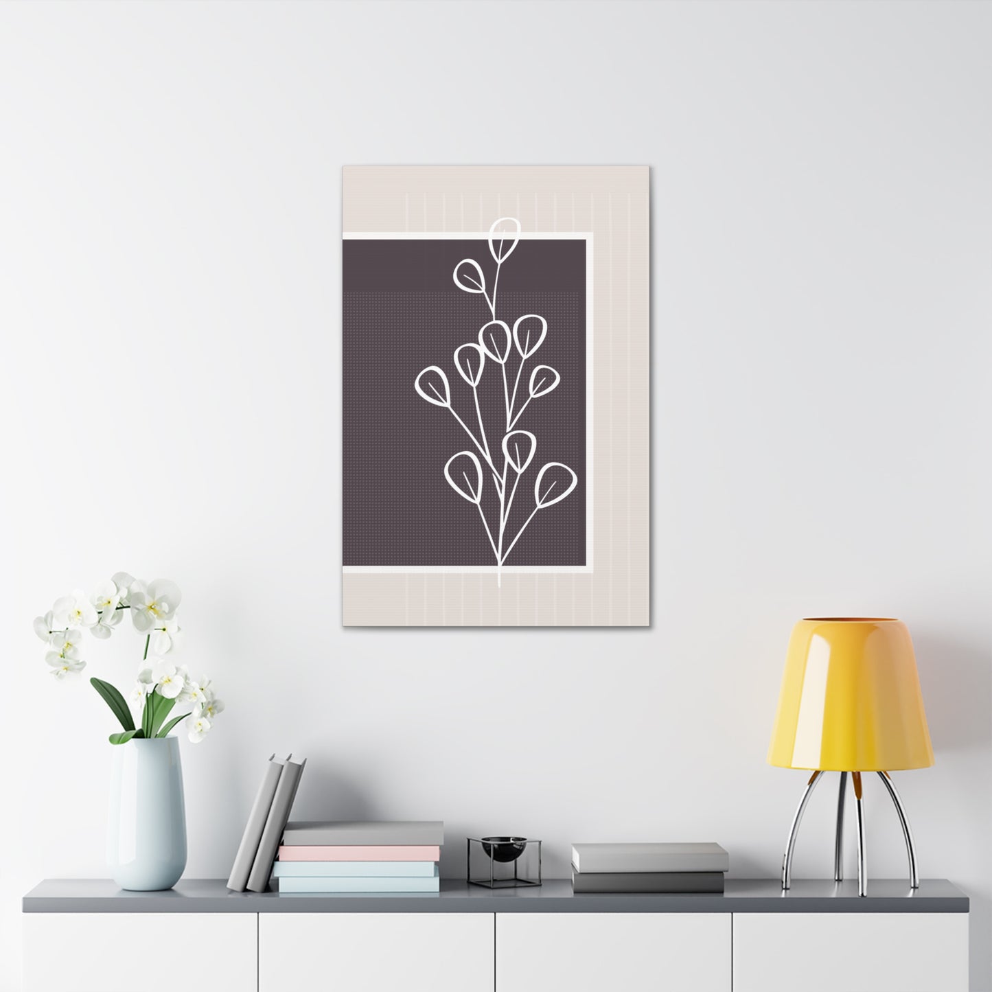 Botanical Brown 3 Canvas Print