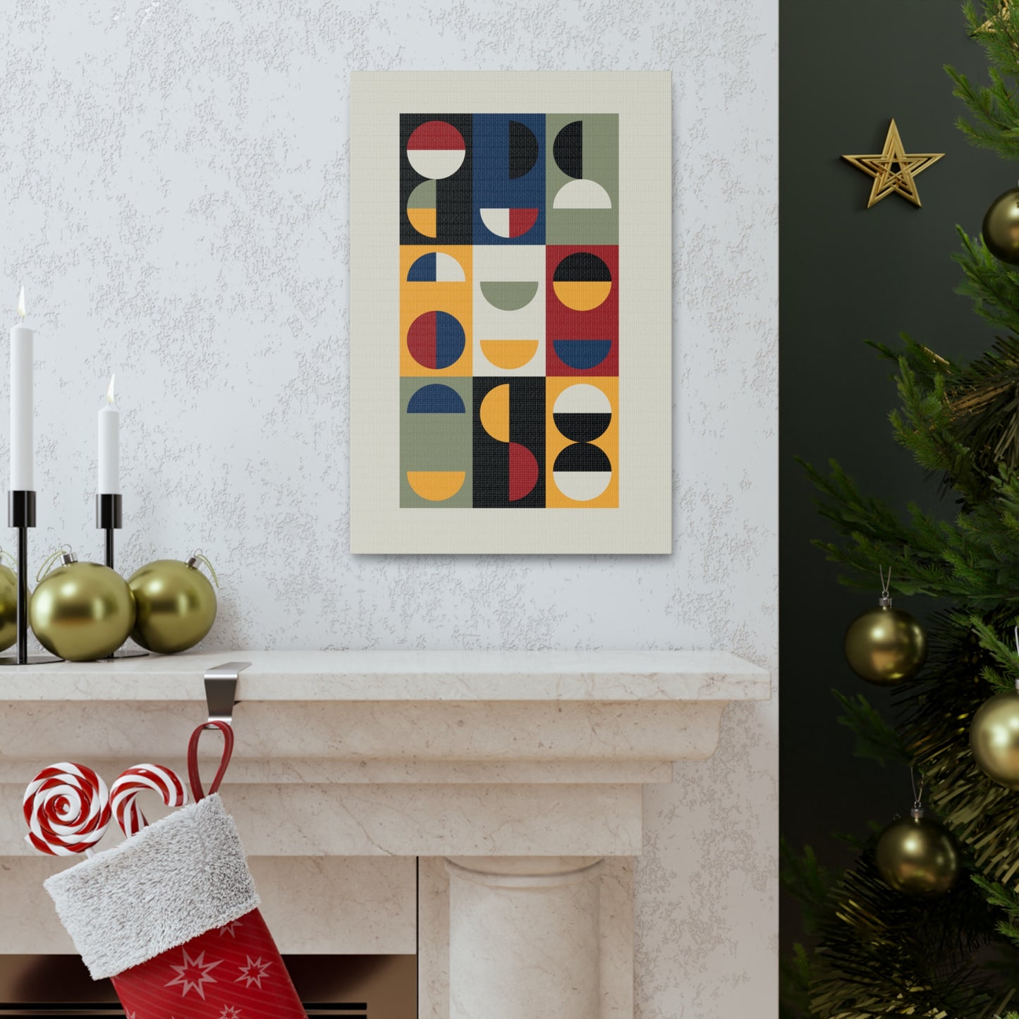 Mod Dimensions 4 Canvas Print