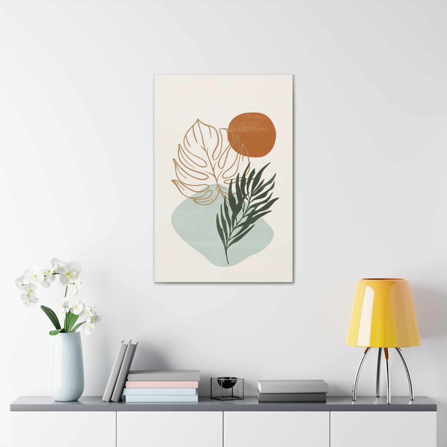 Floating Foliage Canvas Print
