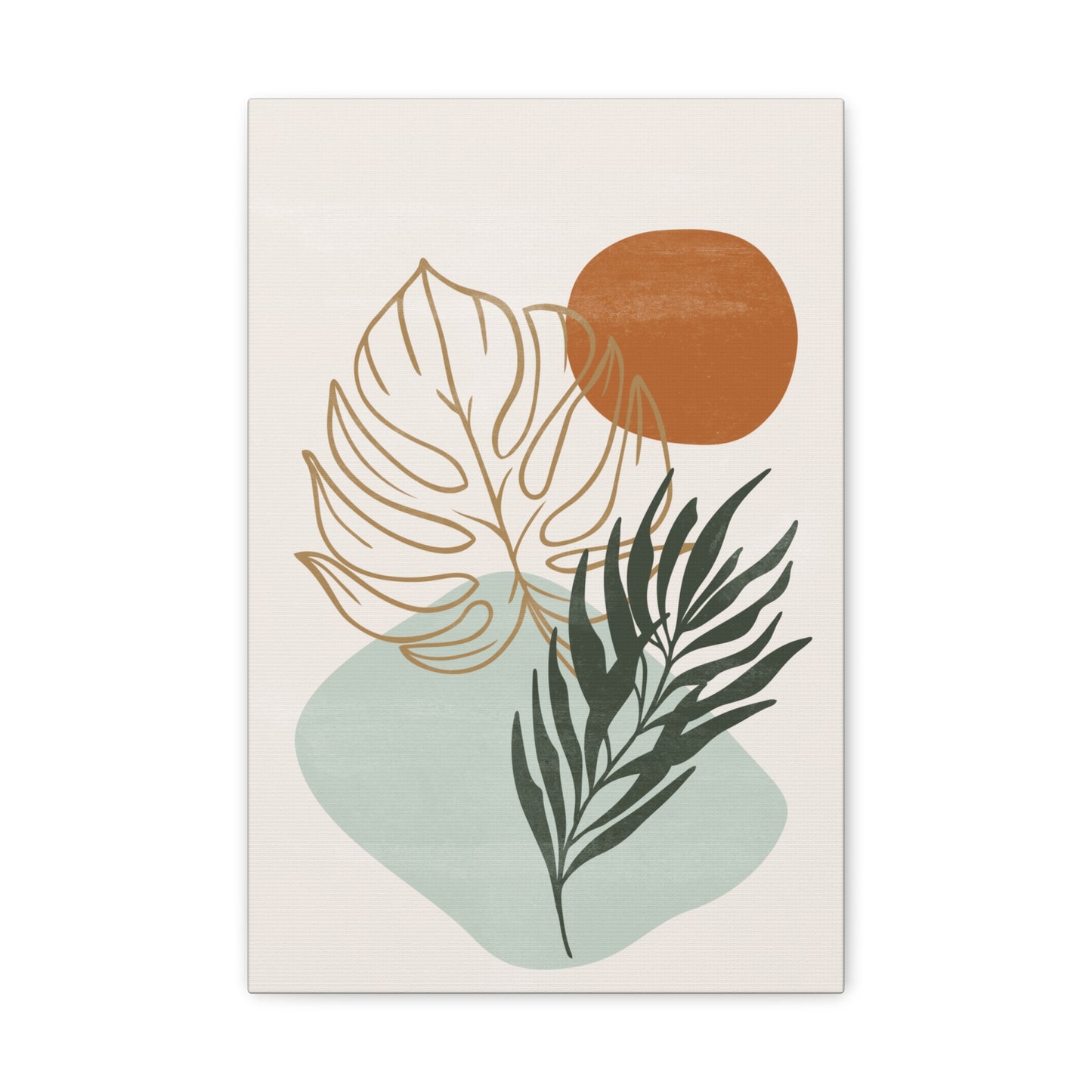 Floating Foliage Canvas Print