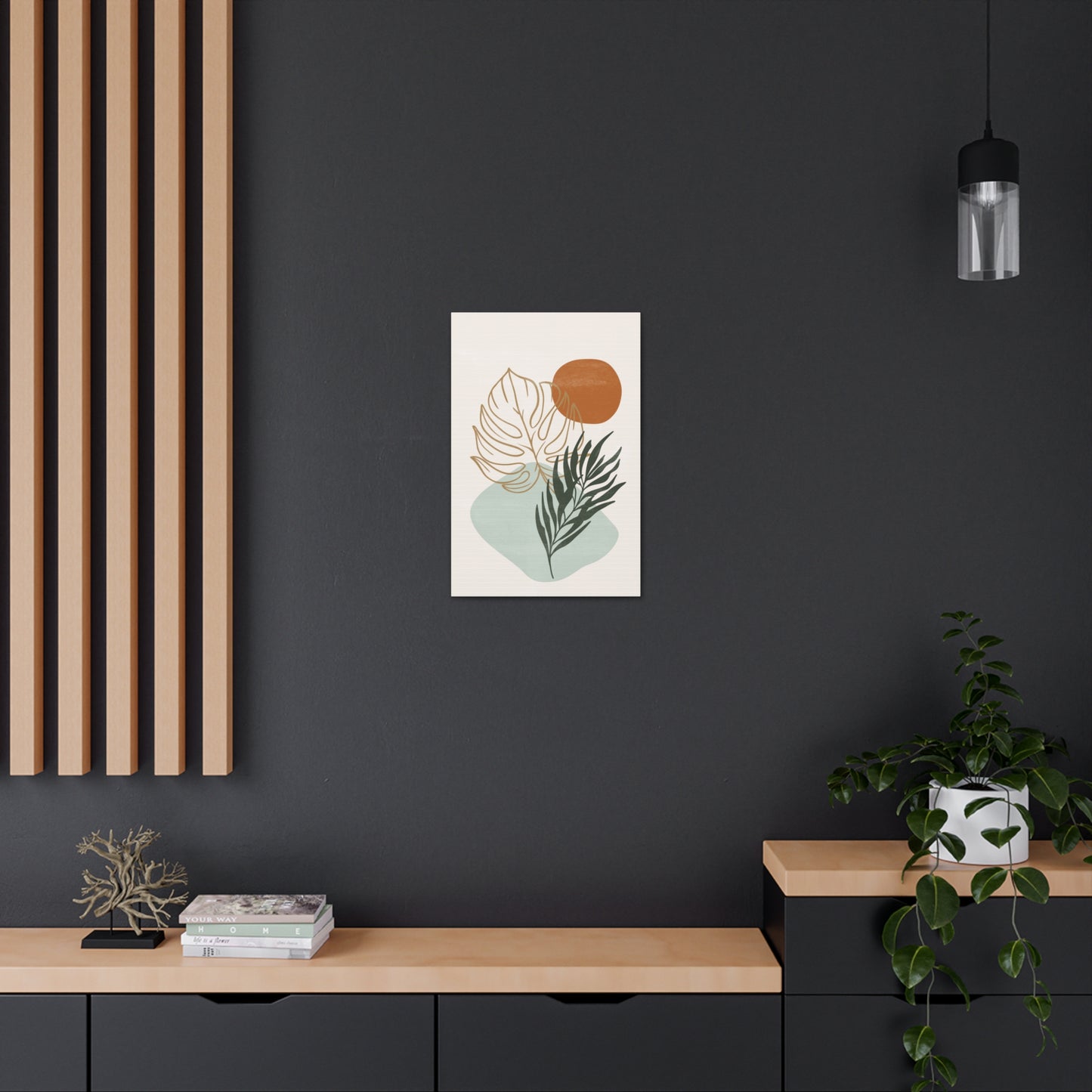Floating Foliage Canvas Print