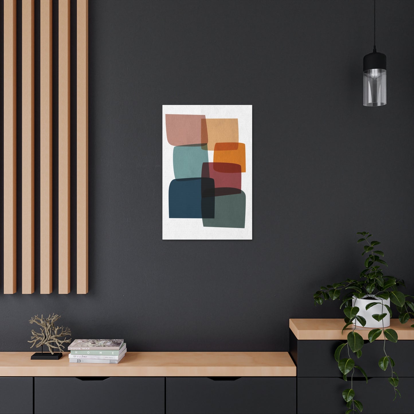 Cubist Curiosity Canvas Print