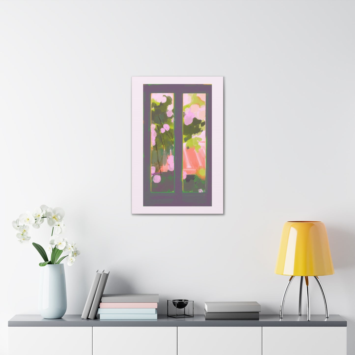 Through the Window Canvas Print