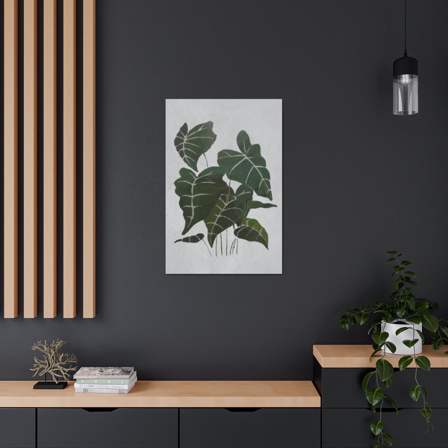 Lush Philodendron Canvas Print