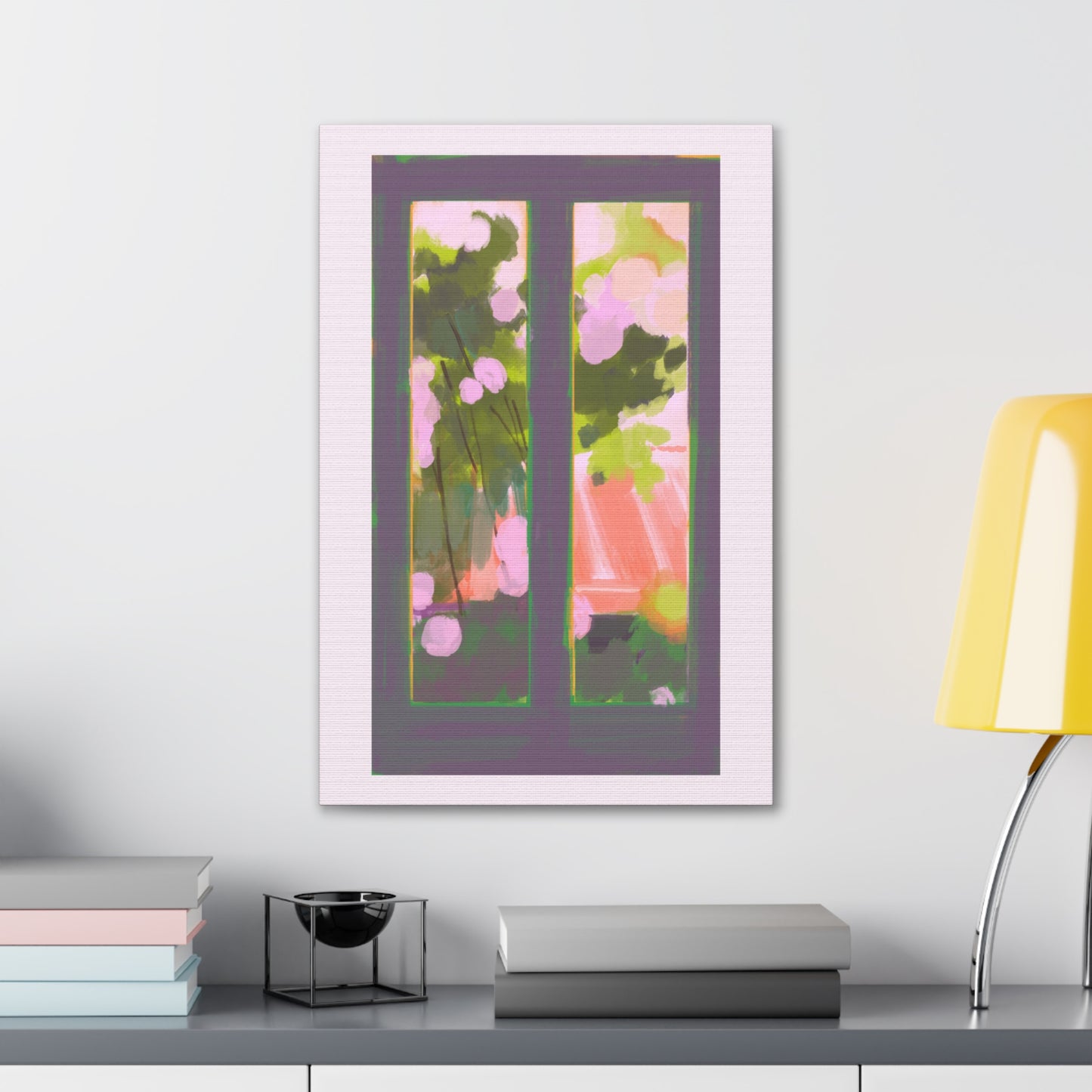 Through the Window Canvas Print