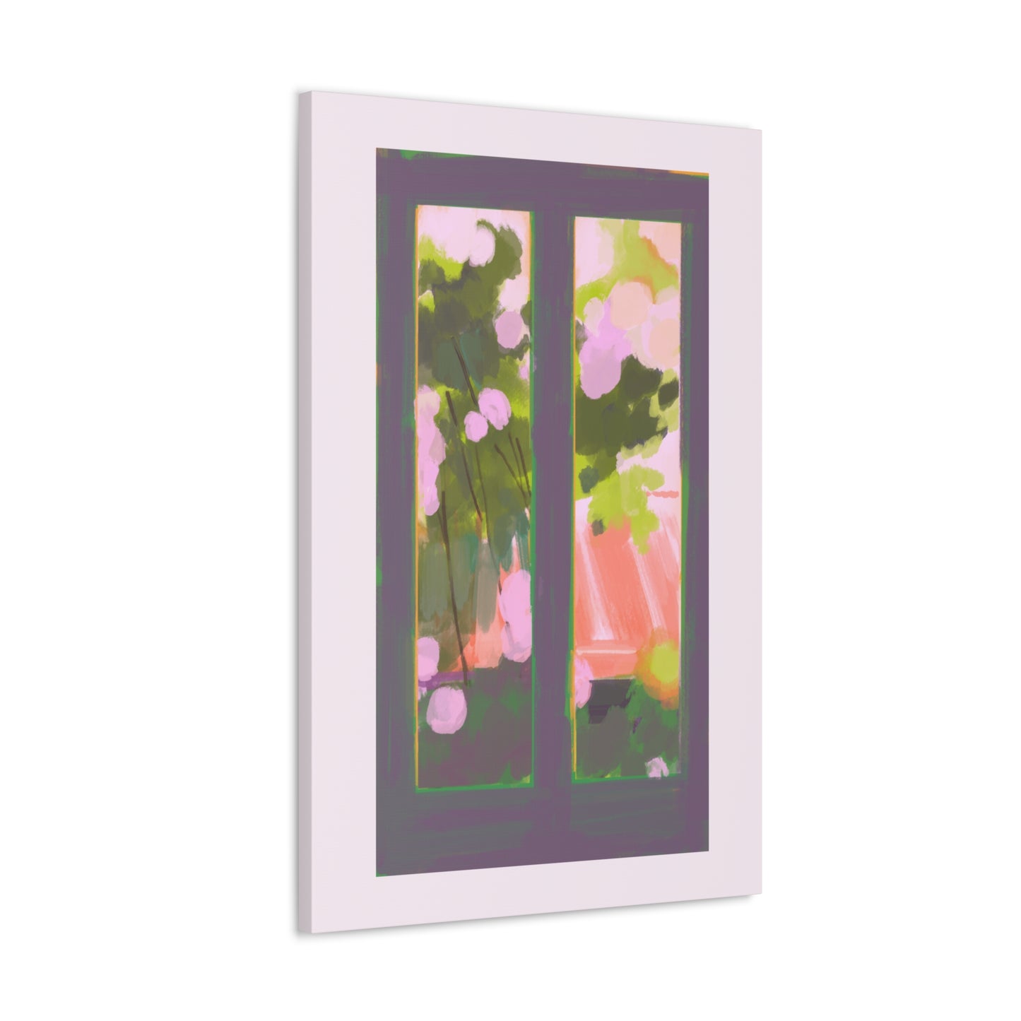 Through the Window Canvas Print