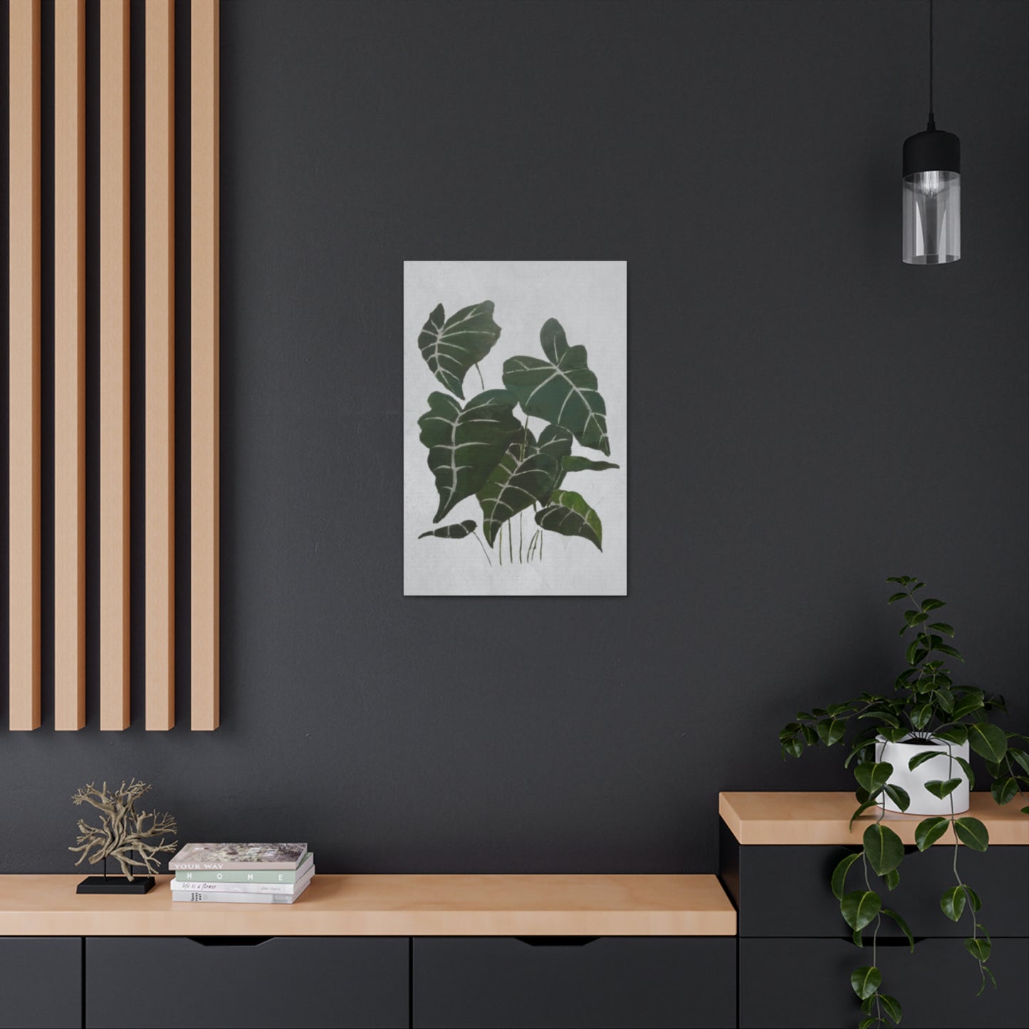 Lush Philodendron Canvas Print