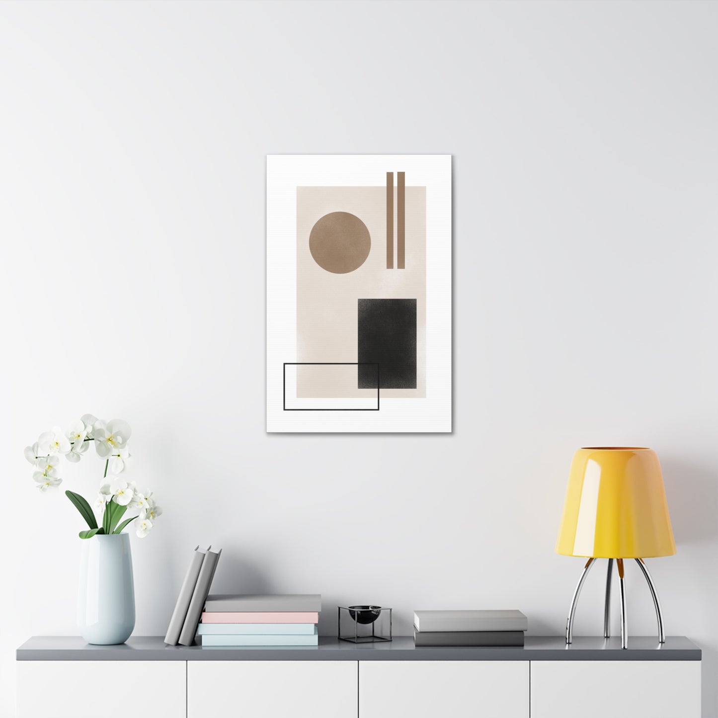 Beige Balance Canvas Print