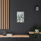 Greenery on White Canvas Print