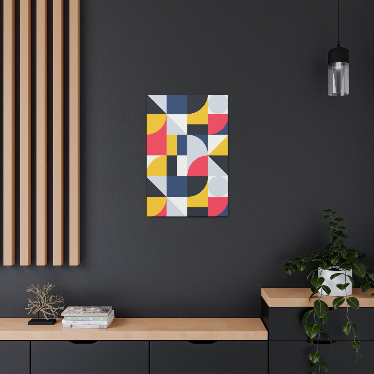 Bauhaus Balance Canvas Print