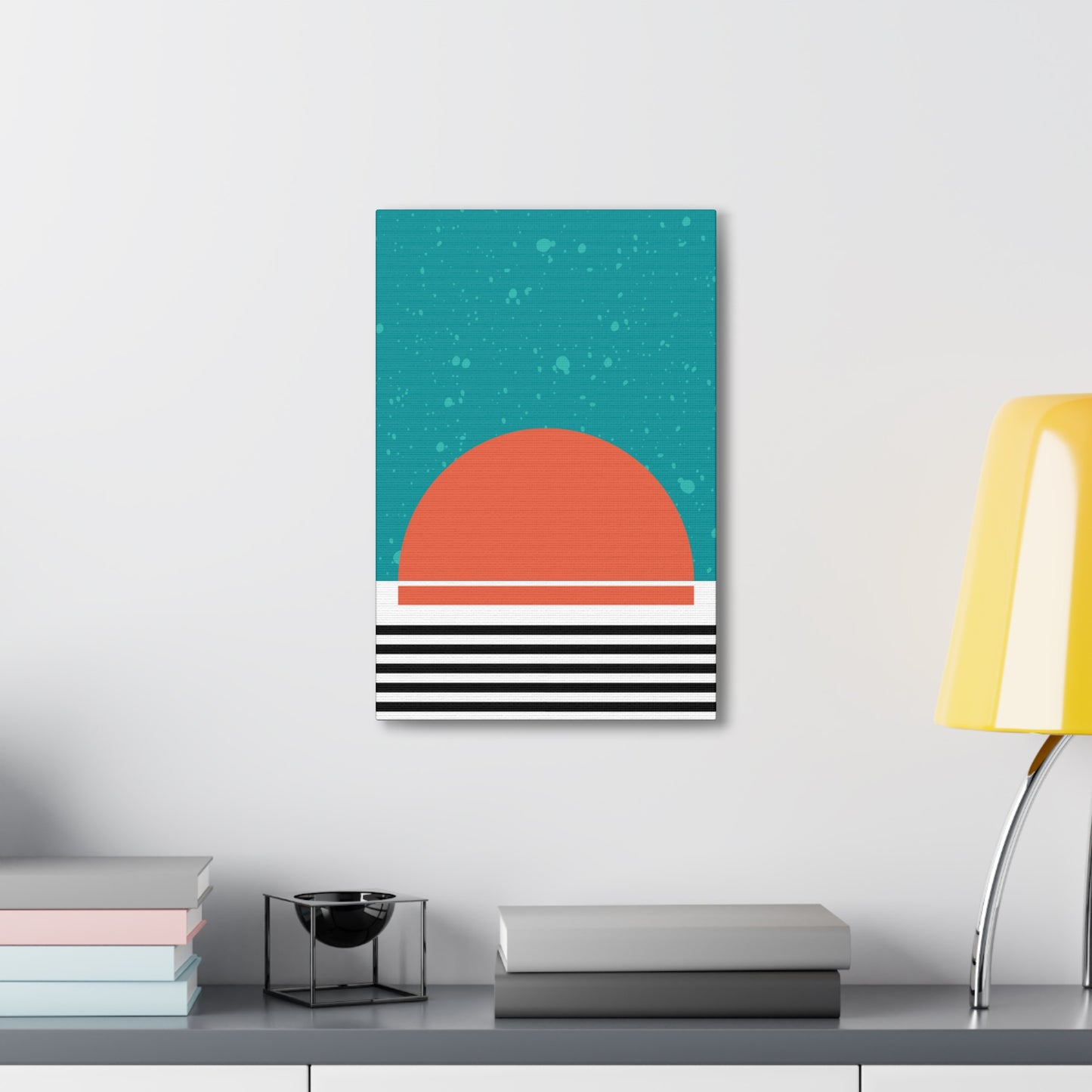 Blue Sun and Sky Canvas Print