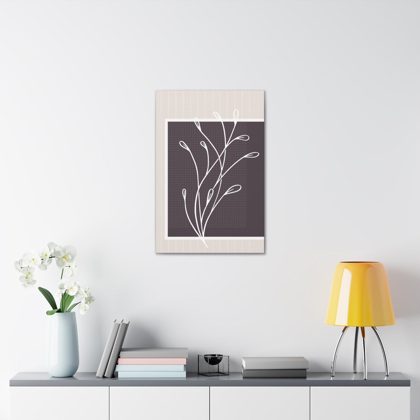 Botanical Brown 2 Canvas Print