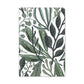 Greenery on White Canvas Print