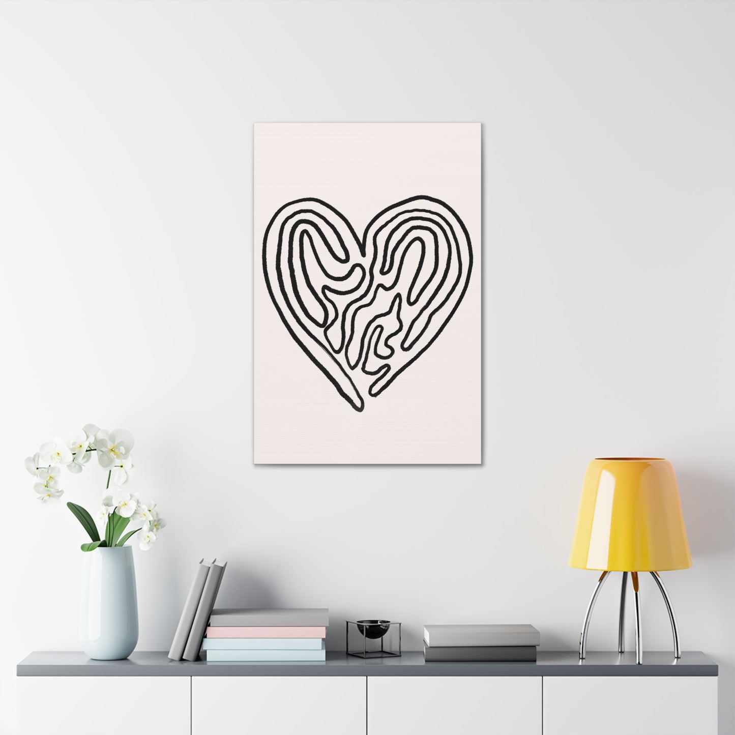 Path of the Heart Canvas Print