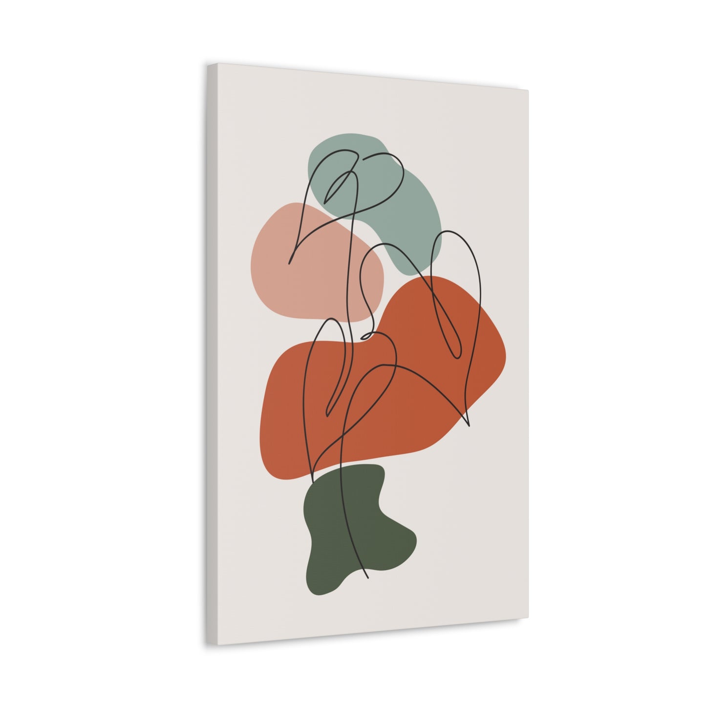 Boho Philodendron Canvas Print