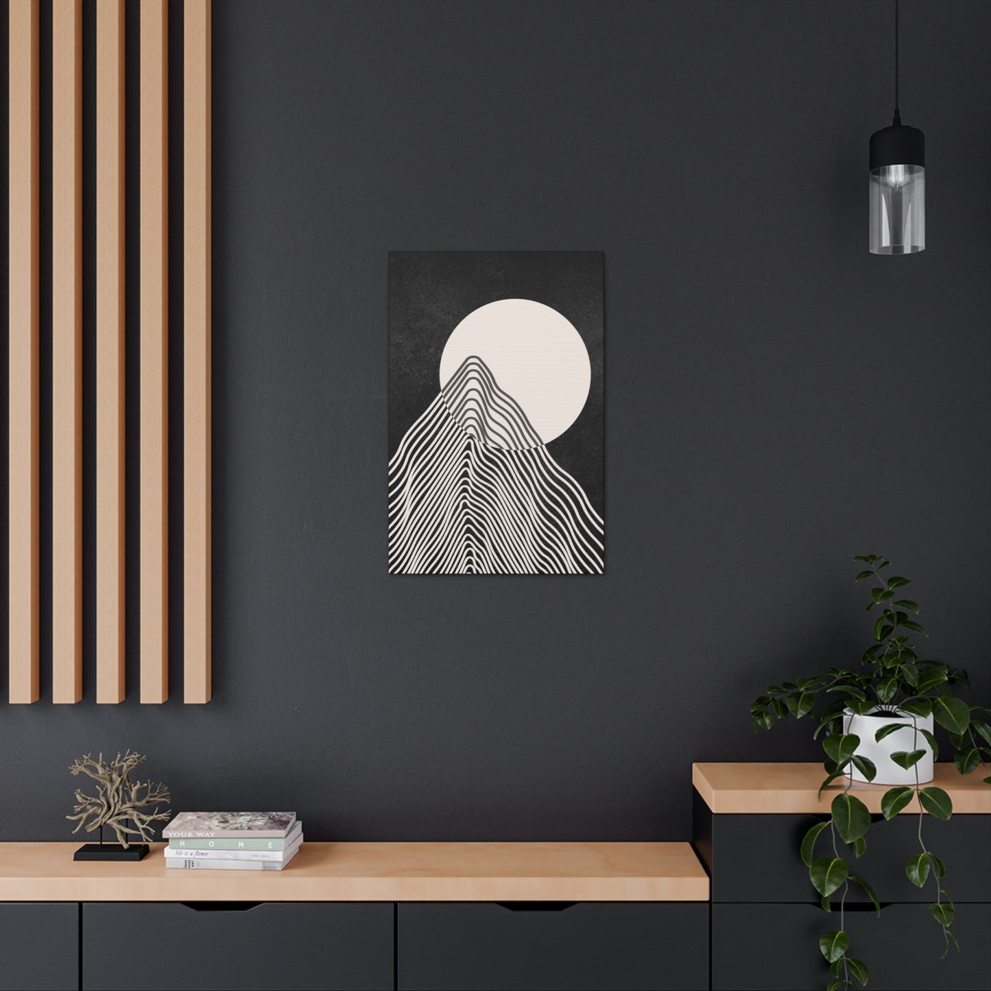 Twilight Peaks 1 Canvas Print