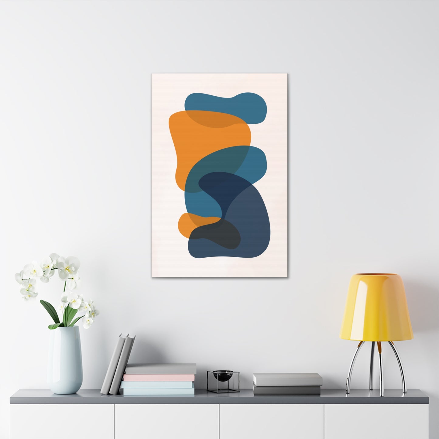 Soft Shapes 1 Canvas Print