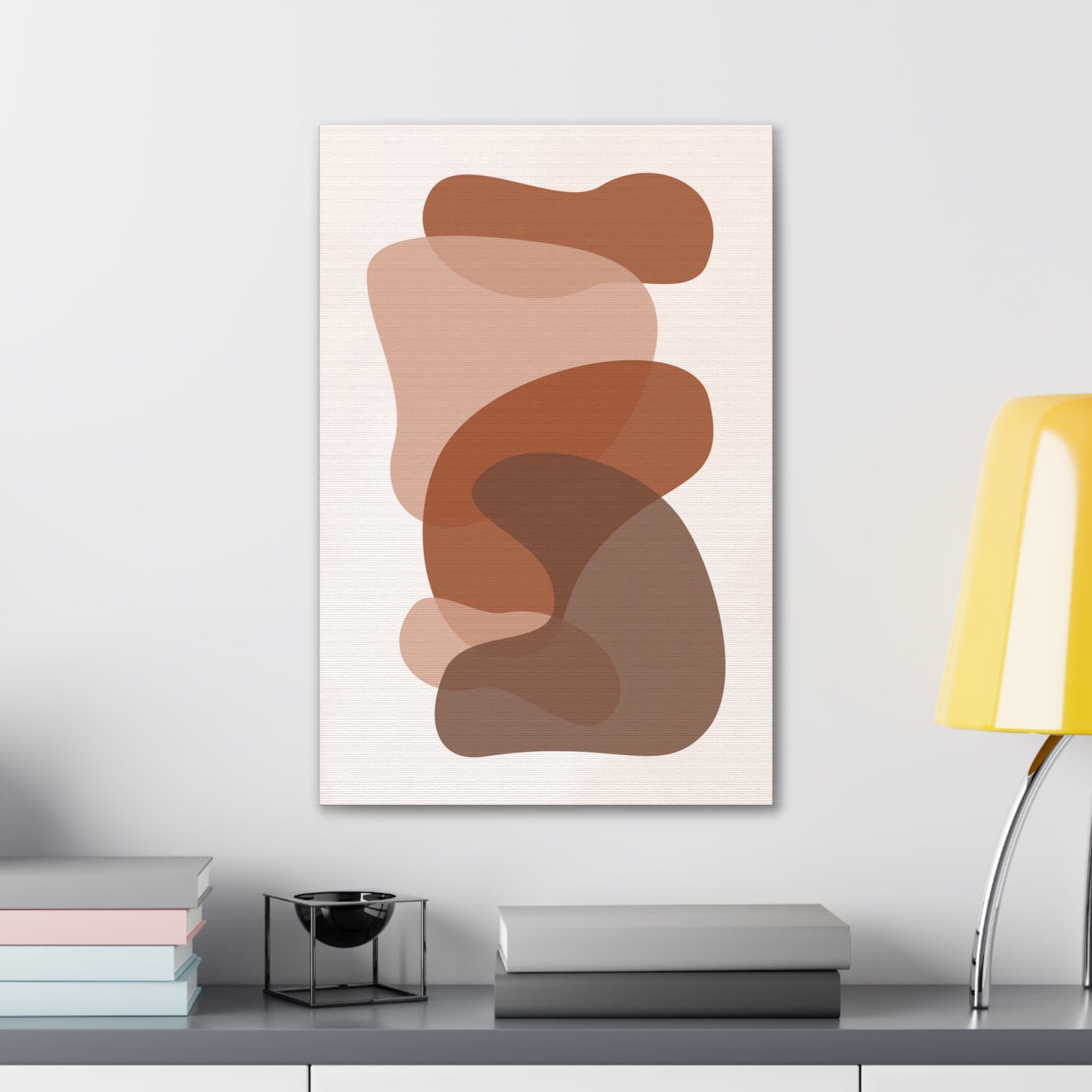 Soft Shapes 4 Canvas Print