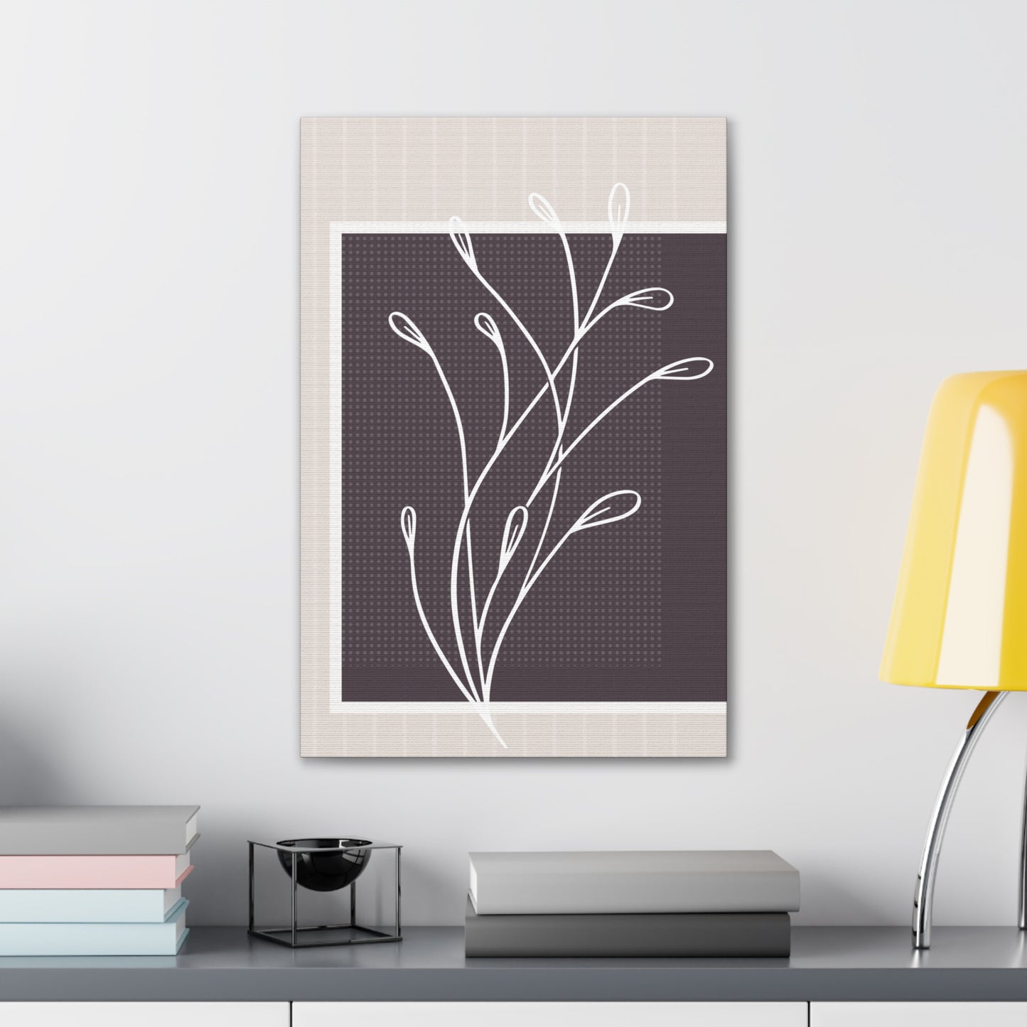 Botanical Brown 2 Canvas Print