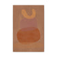 Pebble Stack in Orange Canvas Print