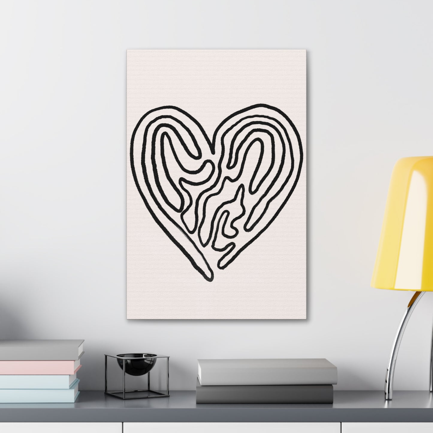 Path of the Heart Canvas Print