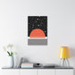 Black Sun and Sky Canvas Print