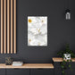 White Florals Canvas Print