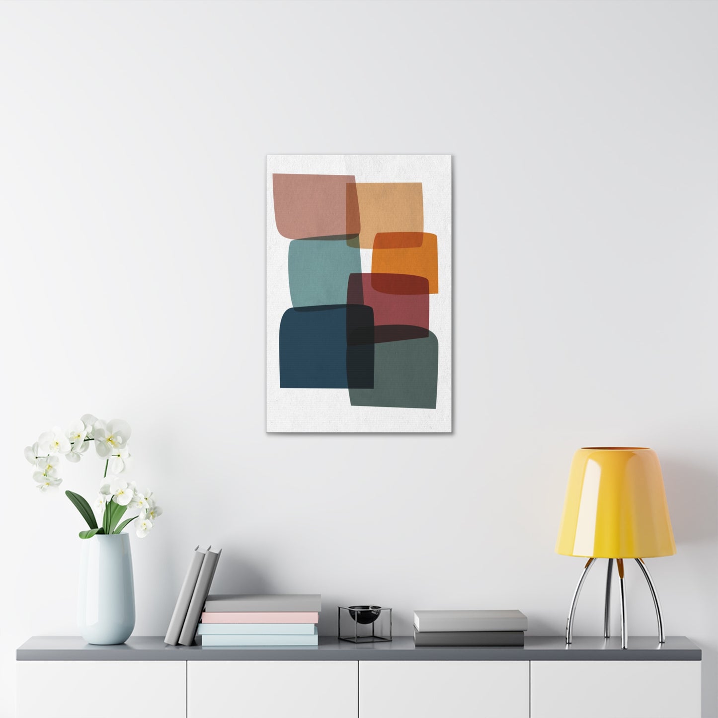 Cubist Curiosity Canvas Print