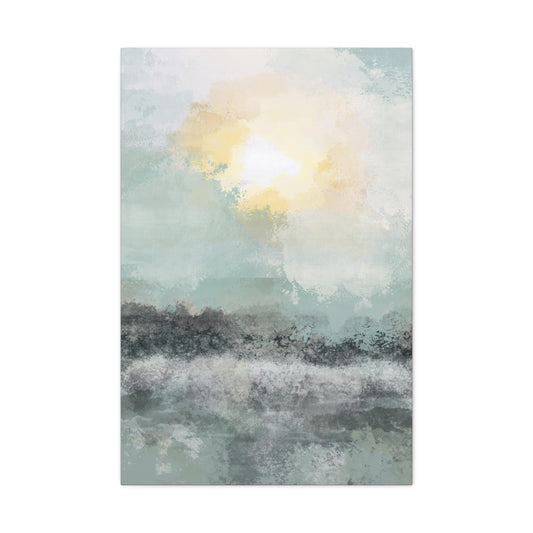 Solitude in Sunrise Canvas Print