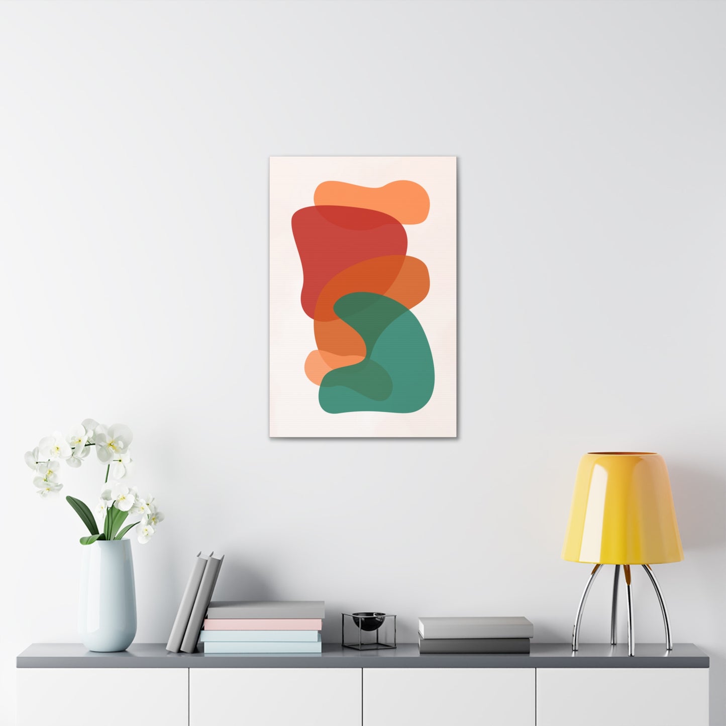 Soft Shapes 2 Canvas Print