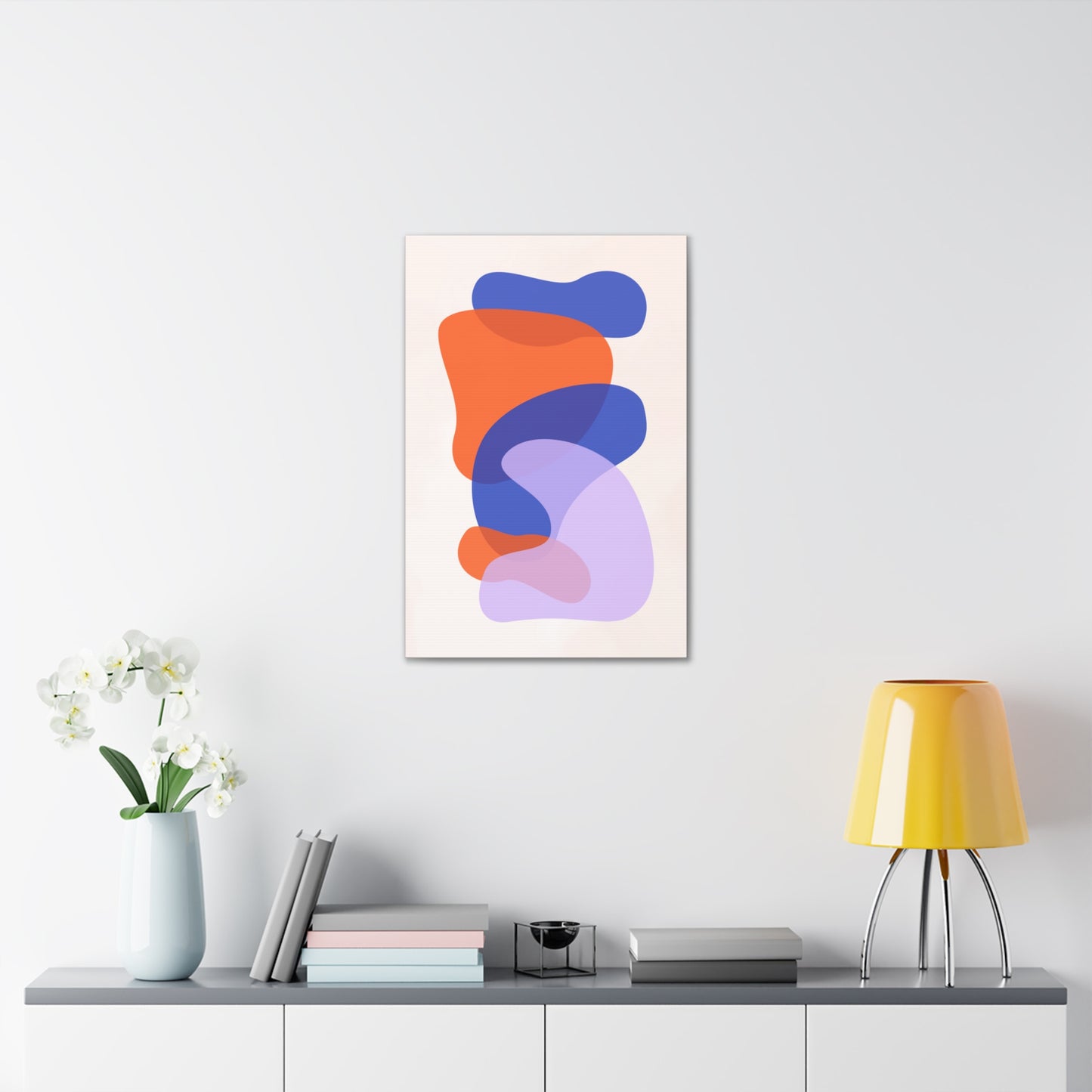 Soft Shapes 3 Canvas Print