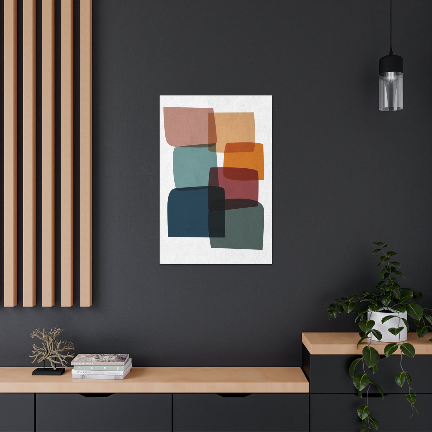 Cubist Curiosity Canvas Print